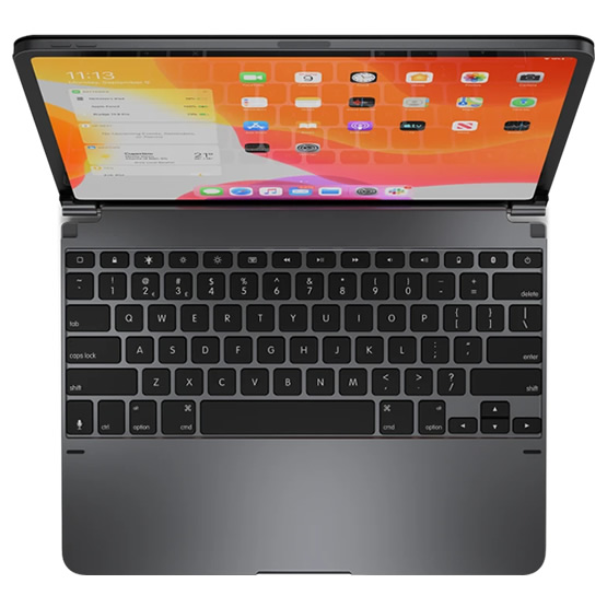 Brydge Wireless Keyboard iPad Pro 12.9 Inglés (2020) - Gris Espacial (Space Gray)