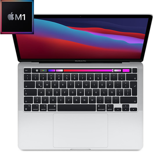MacBook Pro 13 Touch Bar M1 256 GB - Plateado (Silver) (2020)
