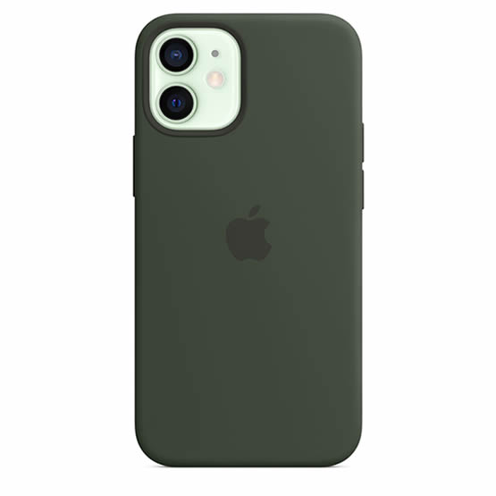 Apple Funda de Silicona iPhone 12 Mini - Verde Oscuro (Cyprus Green)