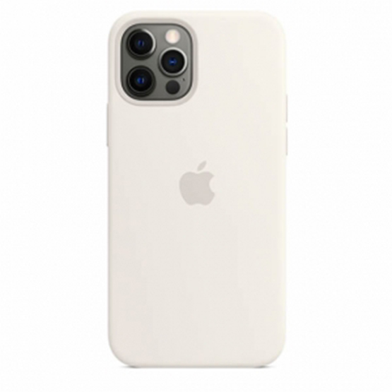 Apple Funda de Silicona para iPhone 12 Pro Max - Blanco (White)