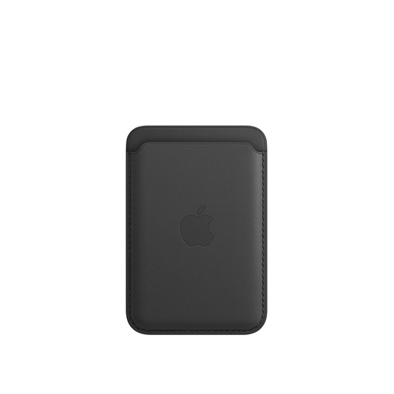 Apple Billetera de Cuero con MagSafe - Negro (Black)