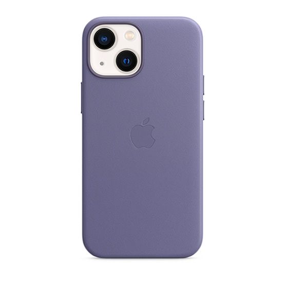 Apple Funda de Cuero iPhone 13 Mini - Lila Oscuro (Wisteria)