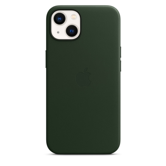Apple Funda de Cuero iPhone 13 - Verde (Green)