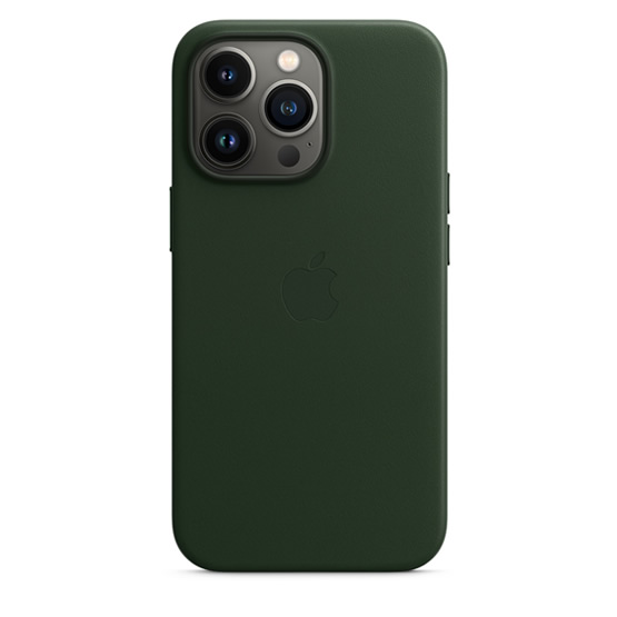 Apple Funda de Cuero iPhone 13 Pro - Verde (Green)