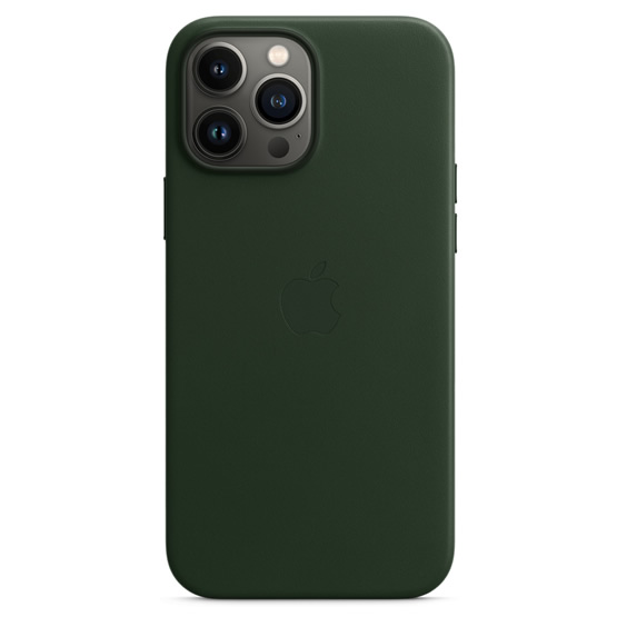 Apple Funda de Cuero iPhone 13 Pro Max - Verde (Green)