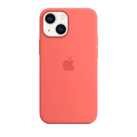 Apple Funda de Silicona iPhone 13 Mini con MagSafe - Pomelo Rosado (Pink Pomelo)