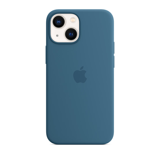 Apple Funda de Silicona iPhone 13 Mini con MagSafe- Azul claro (Blue Jay)