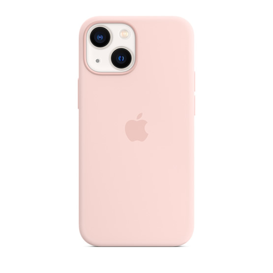Apple Funda de Silicona iPhone 13 Mini con MagSafe - Rosa Claro (Chal Pink)