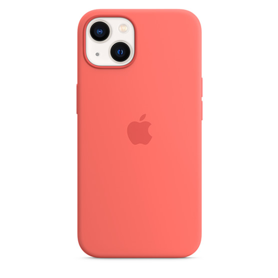 Apple Funda de Silicona iPhone 13 con MagSafe - Pomelo Rosado (Pink Pomelo)
