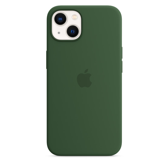 Apple Funda de Silicona iPhone 13 con MagSafe - Verde Trebol (Clover)