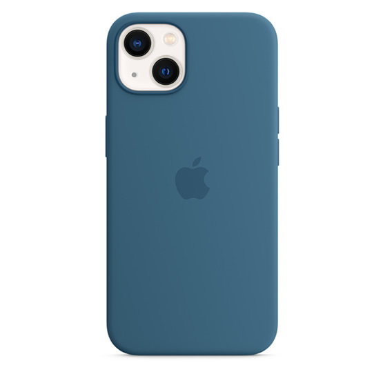 Apple Funda de Silicona iPhone 13 con MagSafe - Azul Claro (Blue Jay)