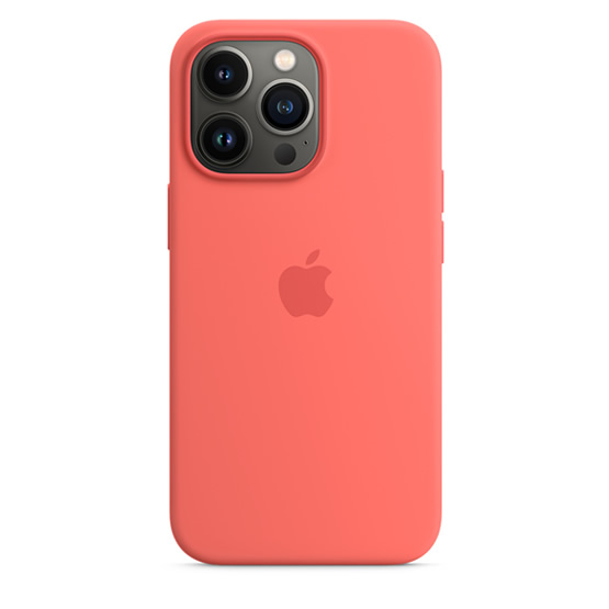 Apple Funda de Silicona iPhone 13 Pro con MagSafe - Pomelo Rosado (Pink Pomelo)