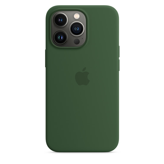 Apple Funda de Silicona iPhone 13 Pro con MagSafe - Verde Trebol (Clover)