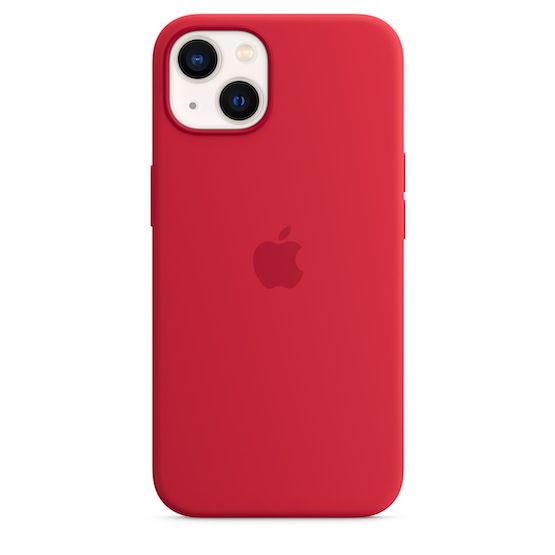 Apple Funda de Silicona iPhone 13 con MagSafe - Rojo (Red)
