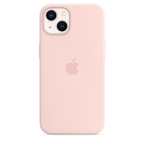 Apple Funda de Silicona iPhone 13 con MagSafe - Rosa Claro (Chal Pink)