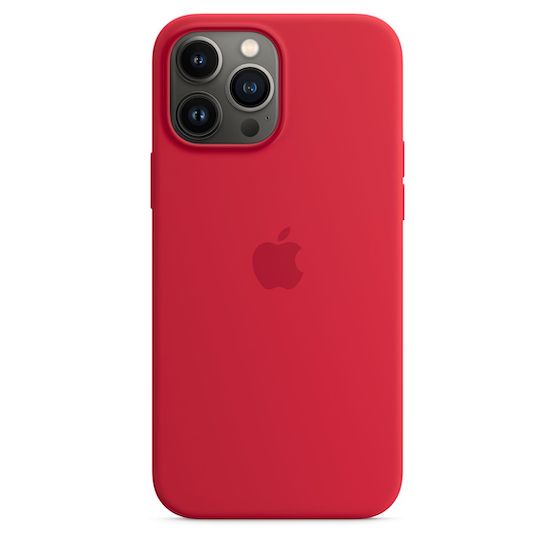 Apple Funda de Silicona iPhone 13 Pro Max con MagSafe - Rojo (Red)