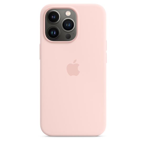 Apple Funda de Silicona iPhone 13 Pro con MagSafe - Rosa Claro (Chalk Pink)