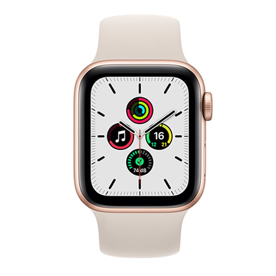 Apple Watch SE GPS (2020) - 44mm - Dorado/Blanco Estrella (Gold/Starlight)