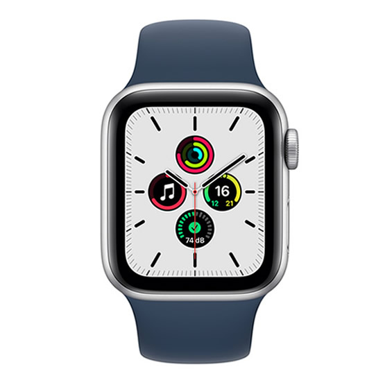 Apple Watch SE GPS (2020) - 44mm - Plateado Espacial/Azul Abismo (Space Silver/Abyss Blue)
