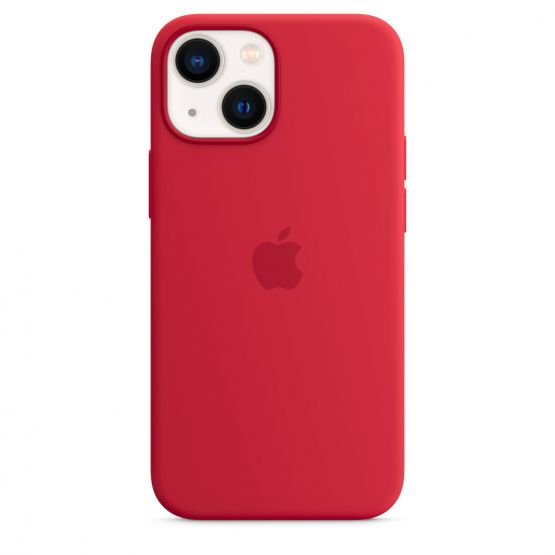 Apple Funda de Silicona iPhone 13 Mini con MagSafe - Rojo (Red)