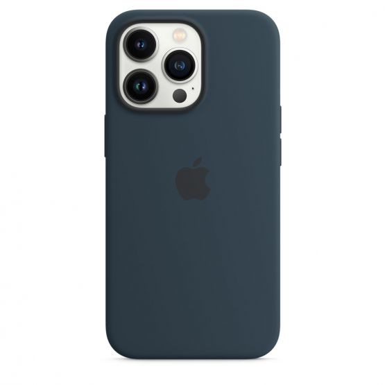 Apple Funda de Silicona iPhone 13 Pro Max con MagSafe - Azul Abismo (Abyss Blue)