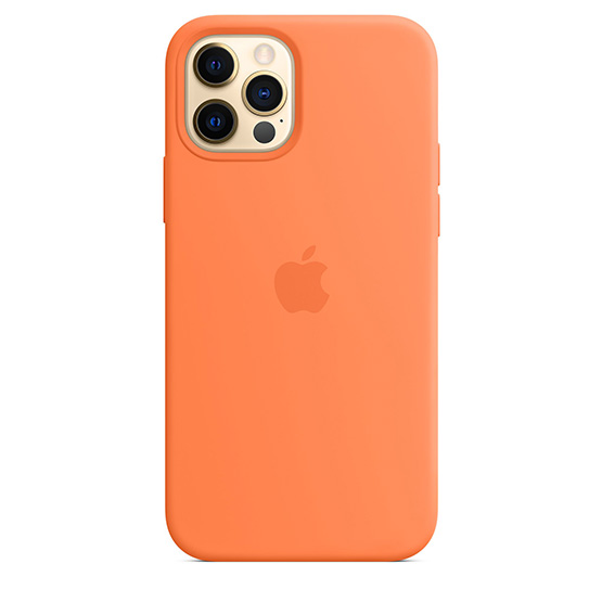 Apple Funda de Silicona iPhone 12/12 Pro - Mandarina (kumquat)