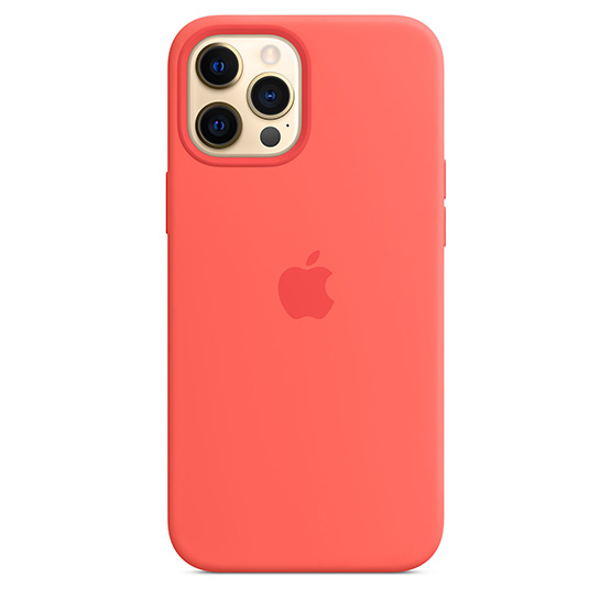 Apple Funda de Silicona iPhone 12 Pro Max - Rosa Citrico (Pink Citrus)