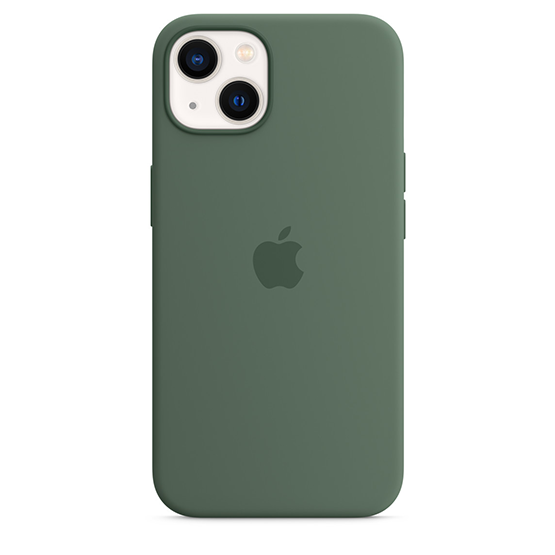 Apple Funda de Silicona iPhone 13 con MagSafe - Eucalipto (Eucalyptus)
