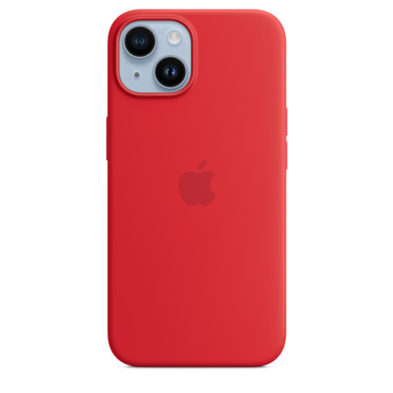 Apple Funda de Silicona iPhone 14 Plus con MagSafe - Rojo