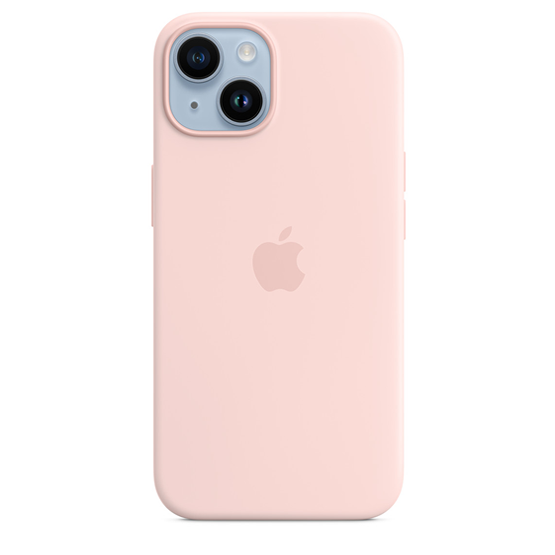 Apple Funda de Silicona iPhone 14 Plus con MagSafe - Rosa Caliza