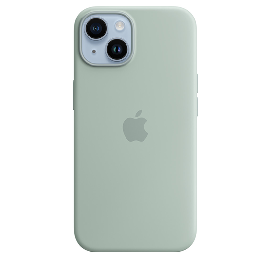 Apple Funda de Silicona iPhone 14 Plus con MagSafe - Suculenta