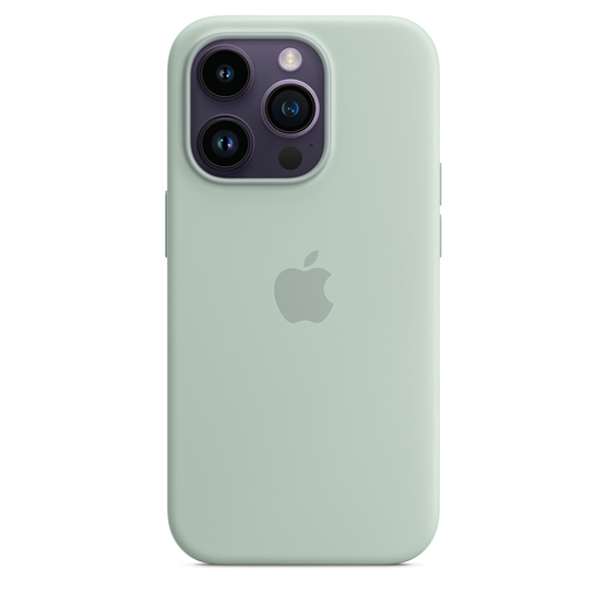 Apple Funda de Silicona iPhone 14 Pro con MagSafe - Suculenta