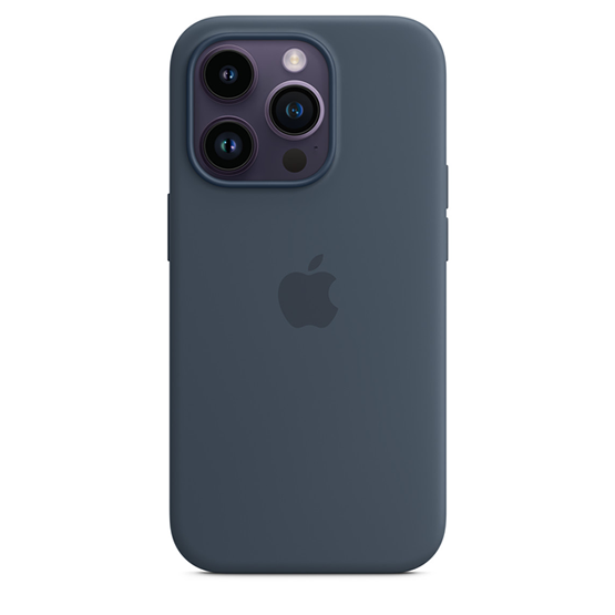Apple Funda de Silicona iPhone 14 Pro Max con MagSafe - Azul Tempestad