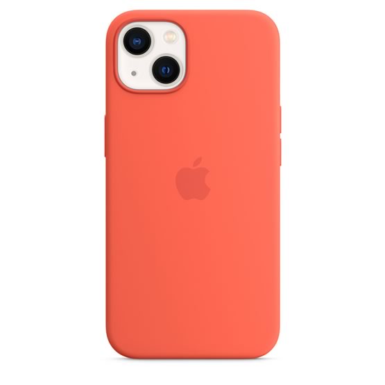 Apple Funda de Silicona iPhone 13 con MagSafe - Nectarina (Nectarine)