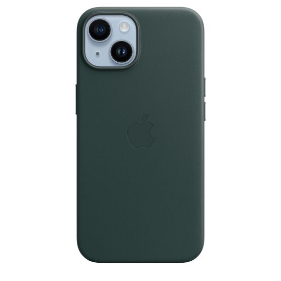 Apple Funda de Cuero iPhone 14 Plus con MagSafe - Verde bosque