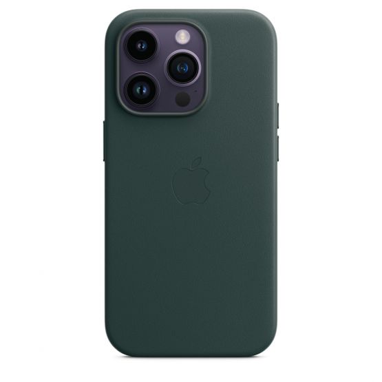Apple Funda de Cuero iPhone 14 Pro Max con MagSafe - Verde Bosque