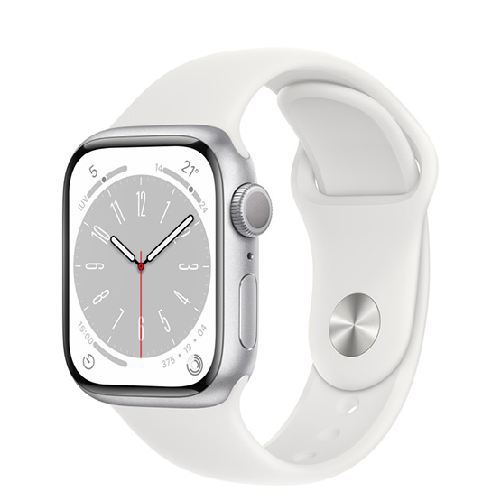 Apple Watch Series 8 GPS 41mm - Plateado/Blanco (Aluminio)