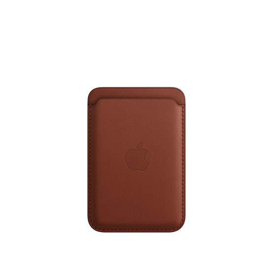 Apple Billetera de Cuero con MagSafe - Ocre Oscuro