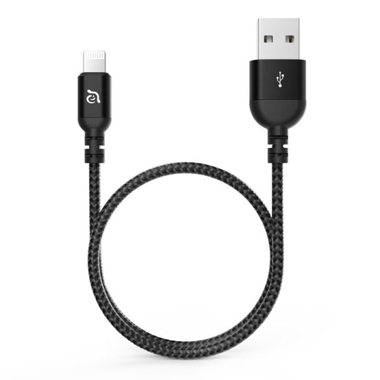  Adam Elements PeAk III USB a Cable Lightning 120cm - Negro