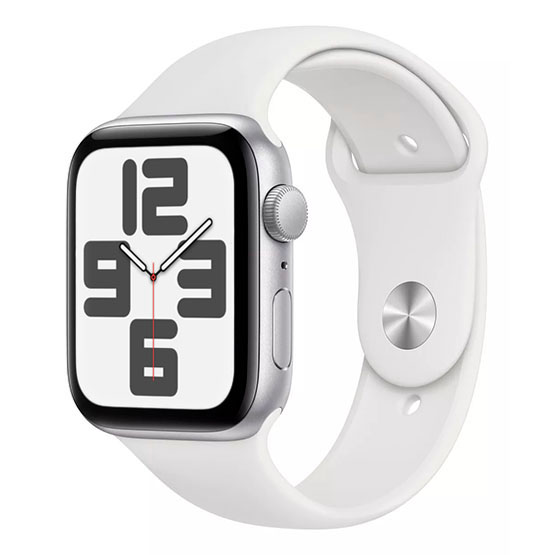Apple Watch SE GPS 44mm - Plateado/Blanco (Aluminio)