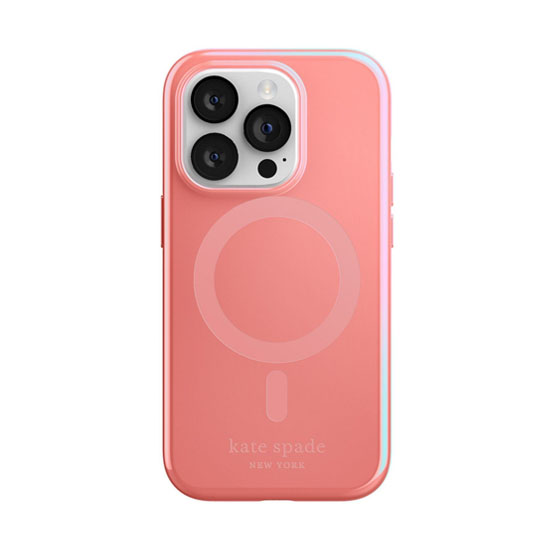Kate Spade Glazed Protective Hardshell Magsafe iPhone 14 Pro - Rosa (Pink)