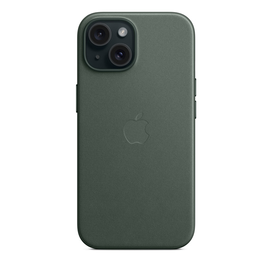 Apple Funda de Trenzado Fino iPhone 15 con MagSafe - Verde