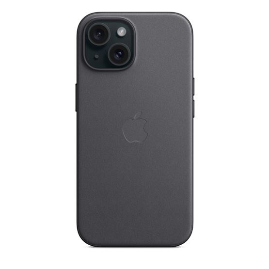 Apple Funda de Trenzado Fino iPhone 15 con MagSafe - Negro