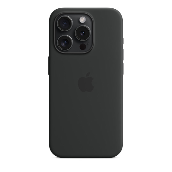 Apple Funda de Silicona iPhone 15 Pro con MagSafe - Negro