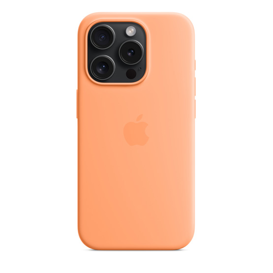 Apple Funda de Silicona iPhone 15 Pro con MagSafe - Naranja