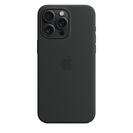 Apple Funda de Silicona iPhone 15 Pro max con MagSafe - Negro