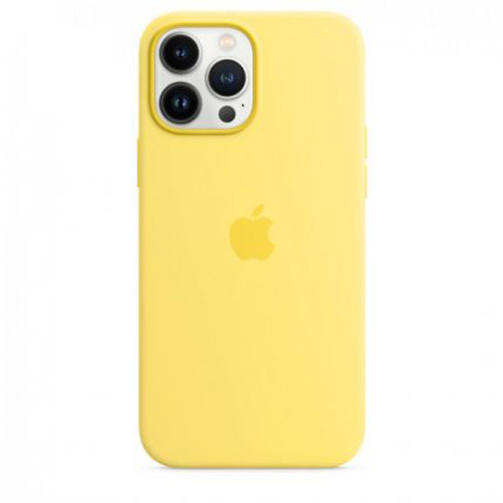 Apple Funda de Silicona iPhone 13 Pro Max con MagSafe - Lemon (Lemon)