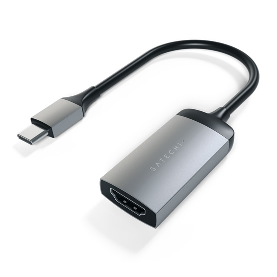 Satechi USB-C a HDMI 4K Adaptador - Gris Espacial (Space Gray)