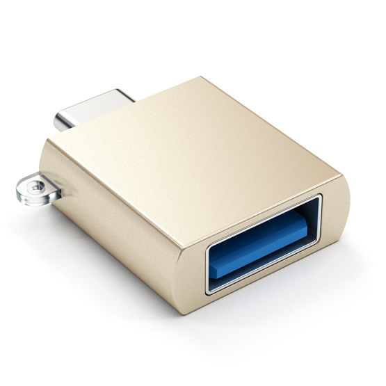 Satechi USB-C a USB adaptador -  Dorado (Gold)