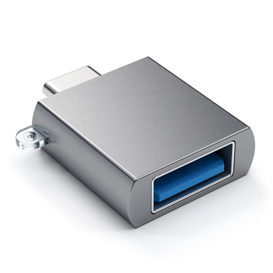 Satechi USB-C a USB adaptador -  Gris Espacial (Space Gray)